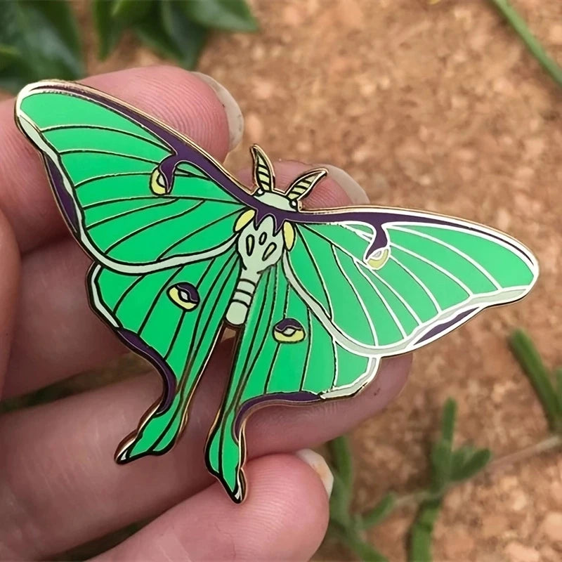 Lunar Moth Pin