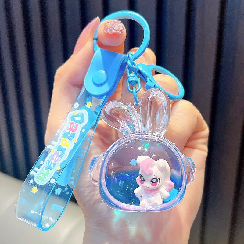 Liquid Unicorn Keychain