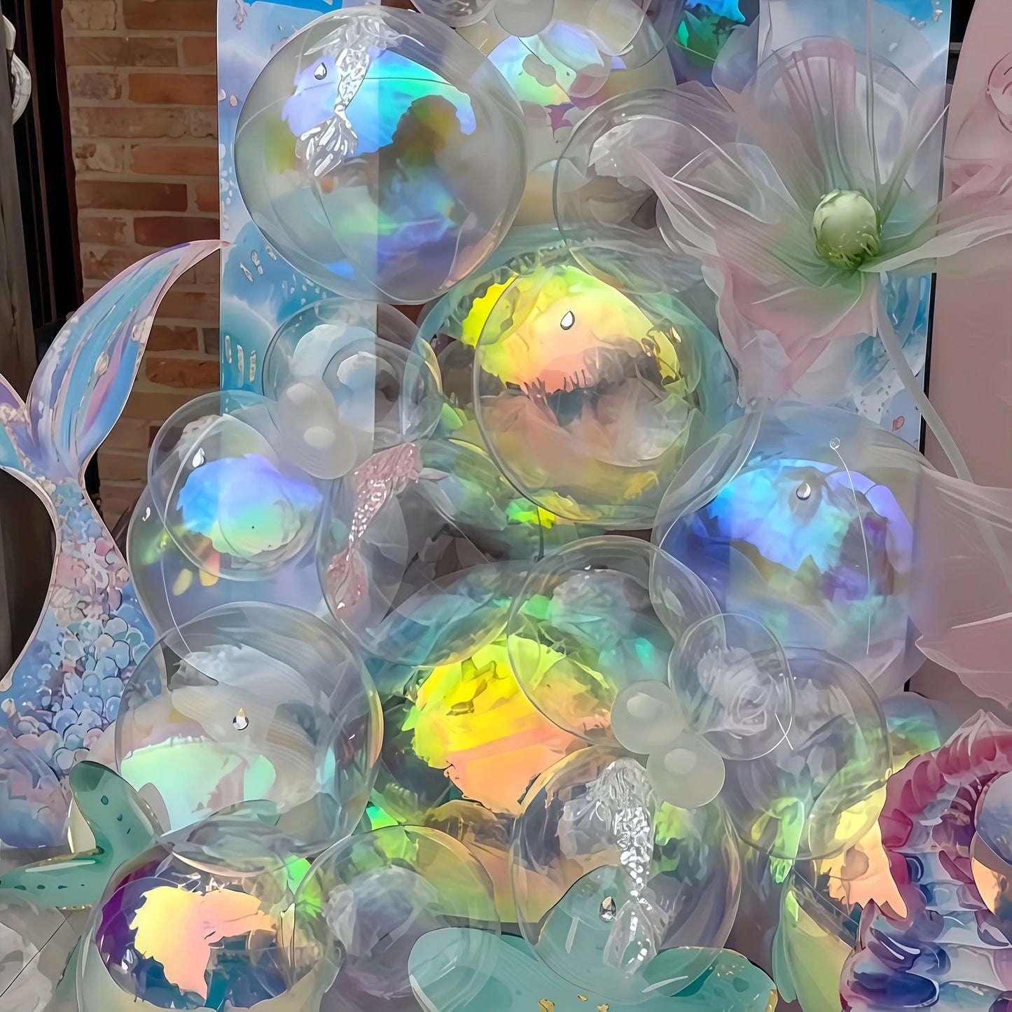 Small Iridescent Balloons