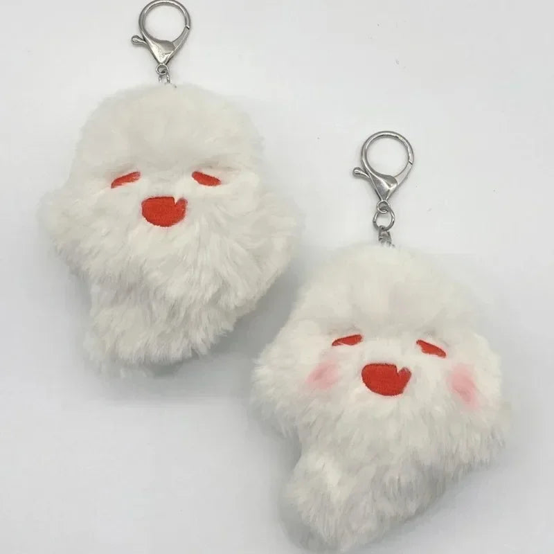 Fluffy Ghost Keychain