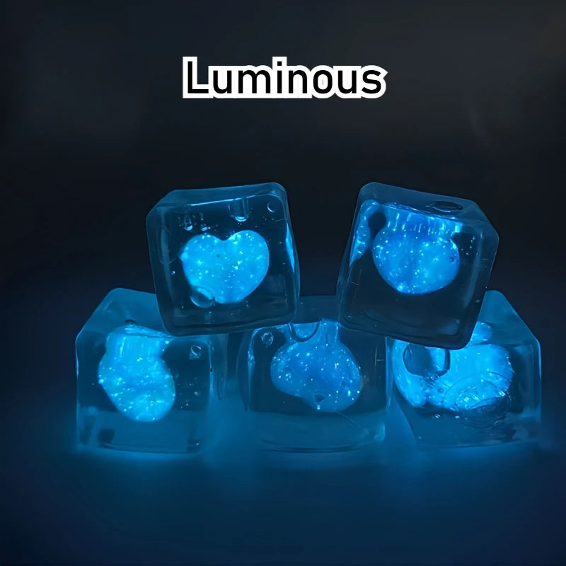 Glow-in-the-Dark Maltose Heart Squishie