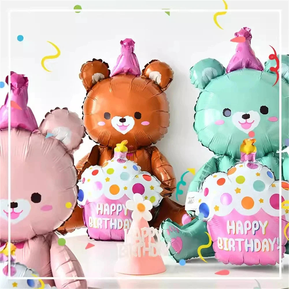 Cute Birthday Bear Balloon