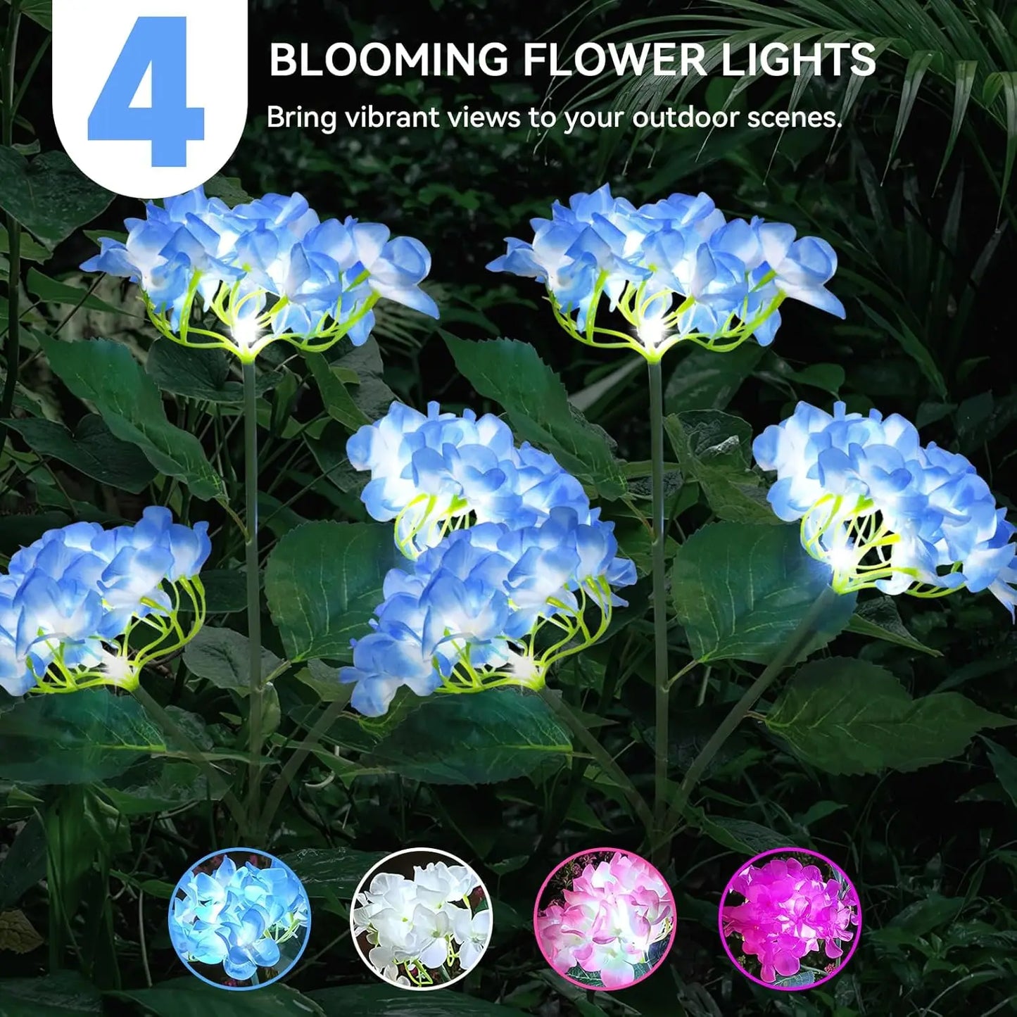 Solar Hydrangea LED