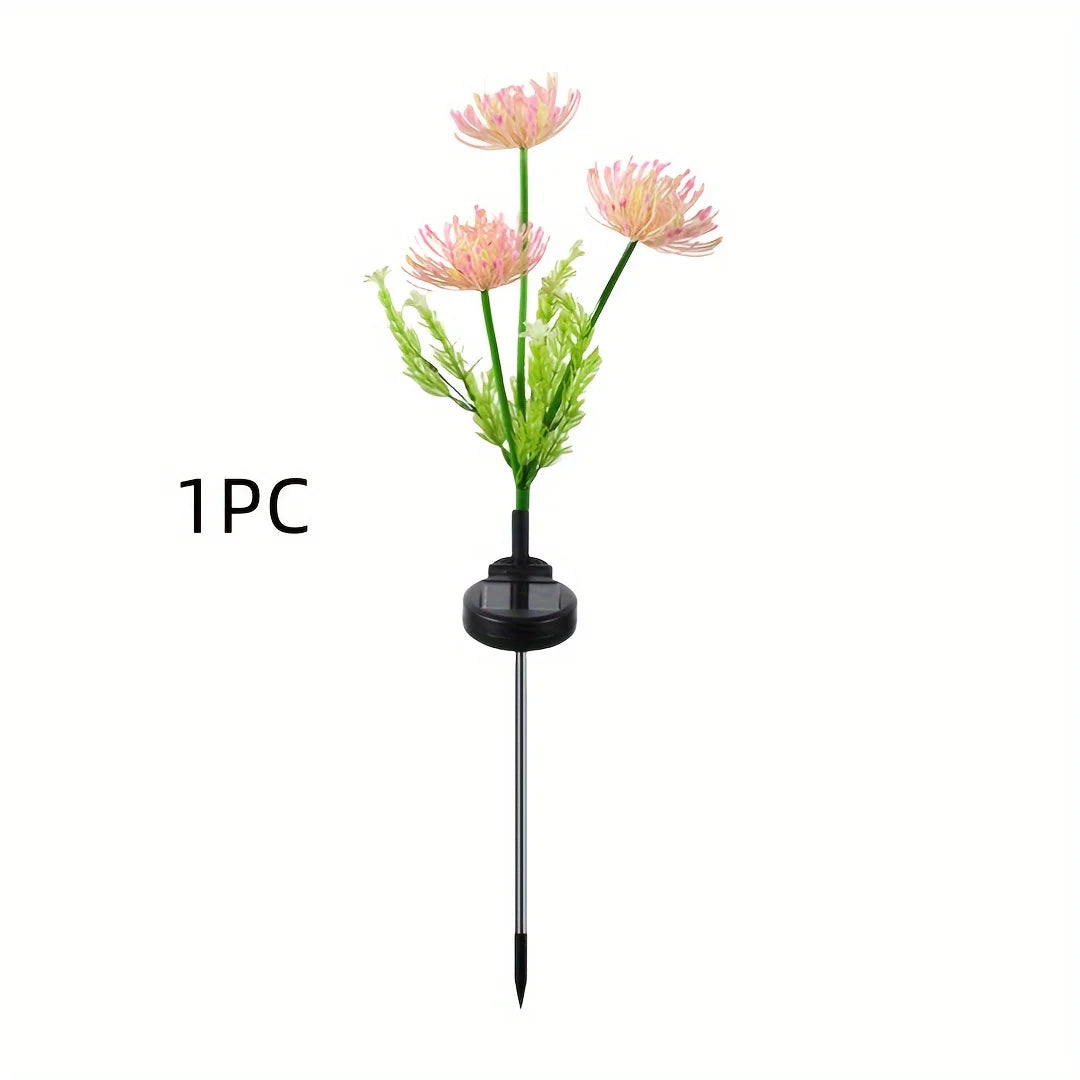 Solar Spider Chrysanthemum LED