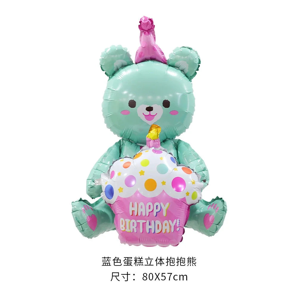 Cute Birthday Bear Balloon