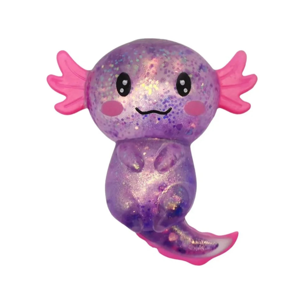 Glitter Axolotl Squishie