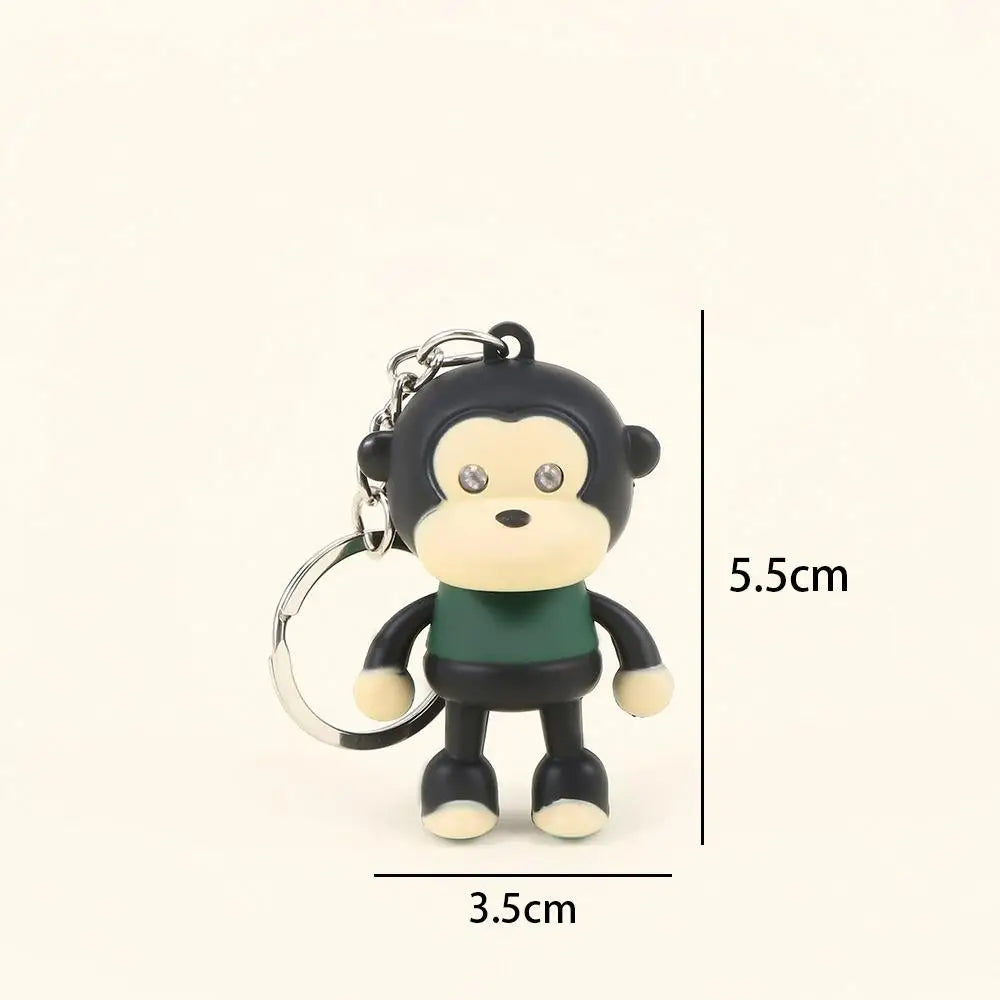 Electric Monkey Keychain