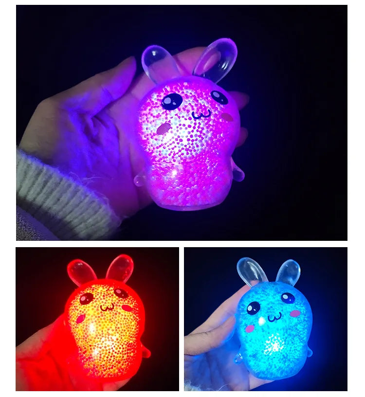 Glow-in-the-Dark Bunny Squishie