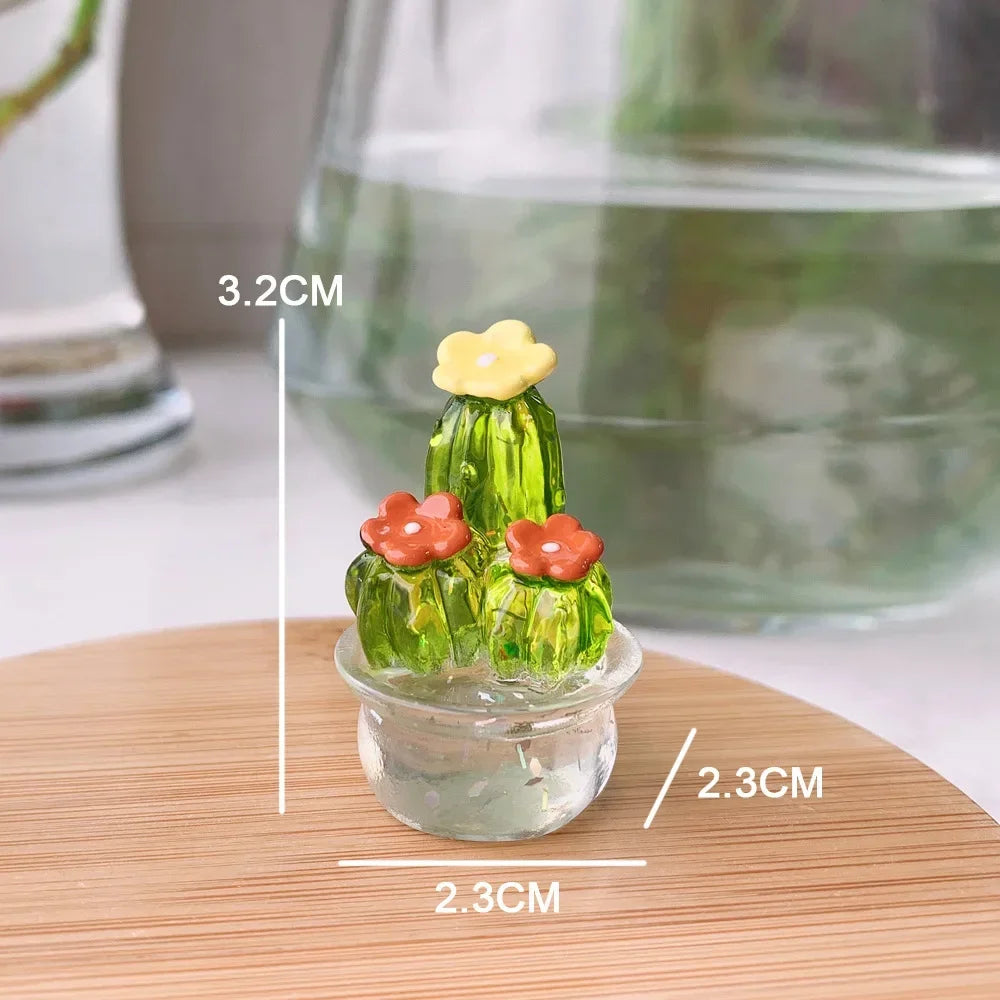 Mini Glass Cactus