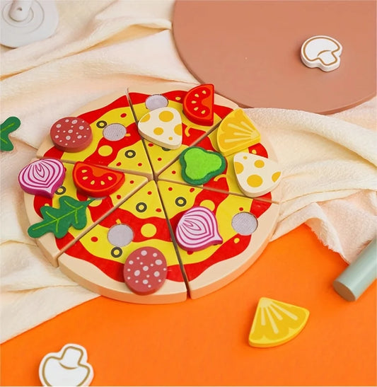 Wood Pizza Decor