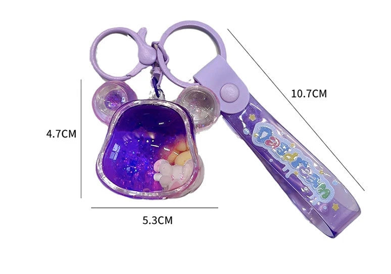 Liquid Unicorn Keychain