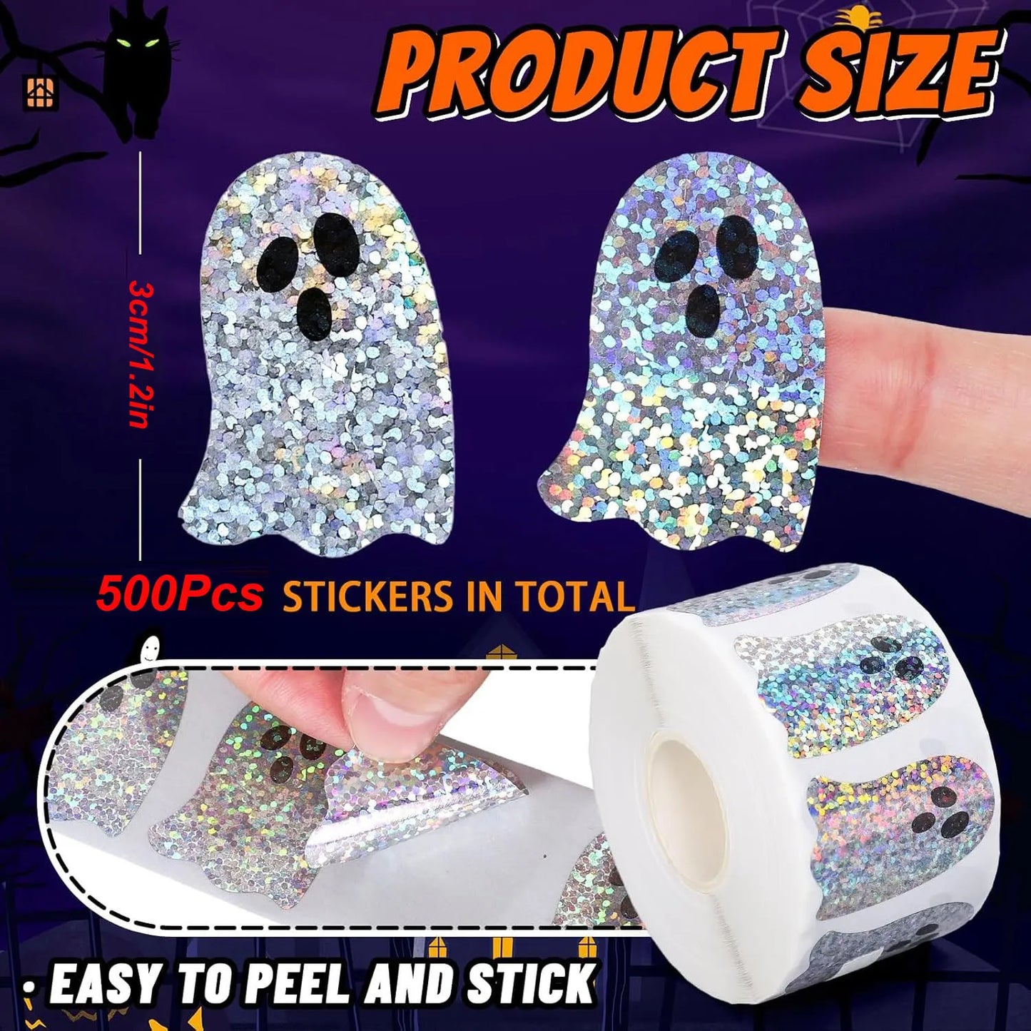 Holographic Ghost Stickers