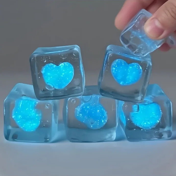 Glow-in-the-Dark Maltose Heart Squishie